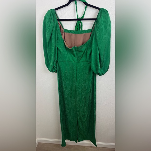 Johanna Ortiz Thread of Thought Puff Sleeve Maxi Dress Size 6 - Picture 10 of 16